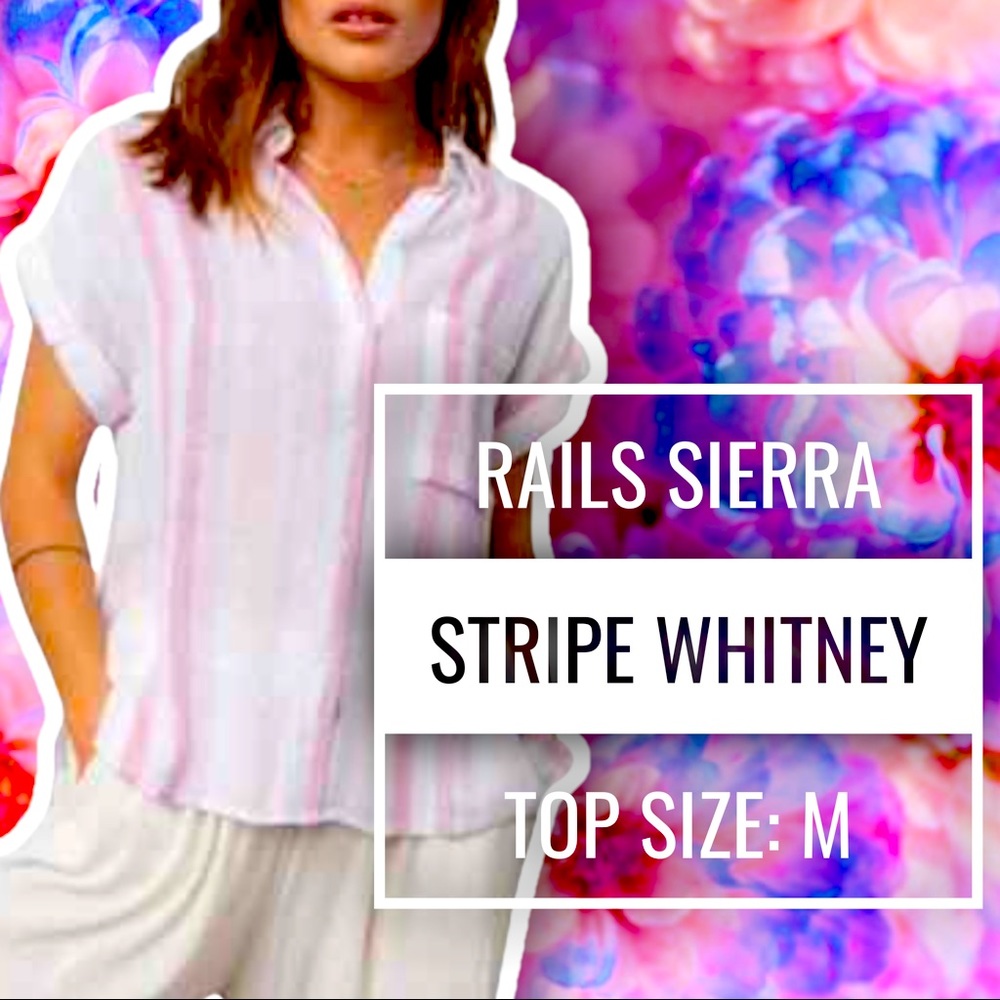 Rails Whitney Top Sahara Stripe Size Medium
